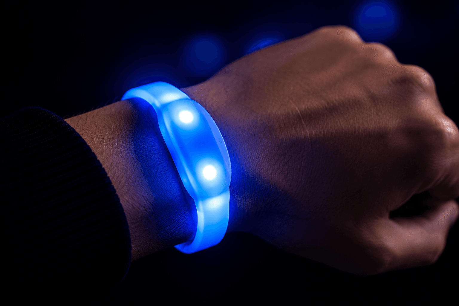 Wristband close-up